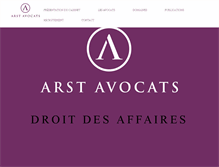 Tablet Screenshot of cabinet-arst.com